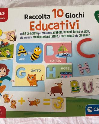 Raccolta 10 giochi educativi Clementoni Sapientino