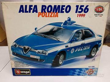 MODELLO ALFA ROMEO 156 POLIZIA IN KIT DI MONTAGGIO