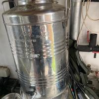 Tanica acciaio per olio