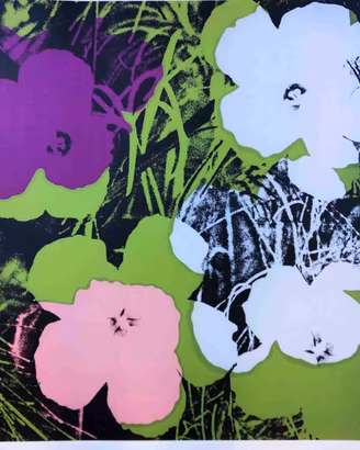 ANDY WARHOL 6 STAMPE SECONDO LOTTO