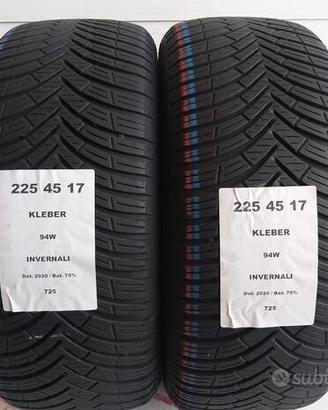 2 gomme 225 45 17 kleber a725