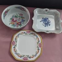 Lotto 3 Porcellane - Limoges/Cauldon/Bavaria