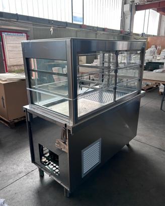 Vetrina Espositiva fredda Professionale Inox