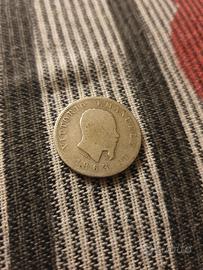 moneta 1 lira 1863