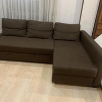 Divano letto angolare/contenitore