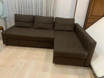 Divano letto angolare/contenitore