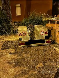 carrello portamoto 3 posti