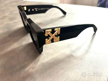 Occhiali da sole Off-White  “Catalina” nero/oro.
