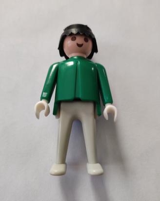 Playmobil - personaggio 1974, uomo  verde/grigio.