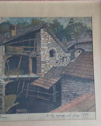 quadro Buono - Piscinia di Buono 12/3 del 1926