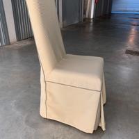 Sedie ricoperte - Coppia da camera