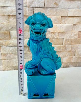 Grande Cane Foo 25 cm porcellana cinese vintage 