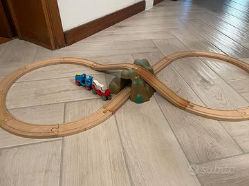 Brio set treno legno vintage