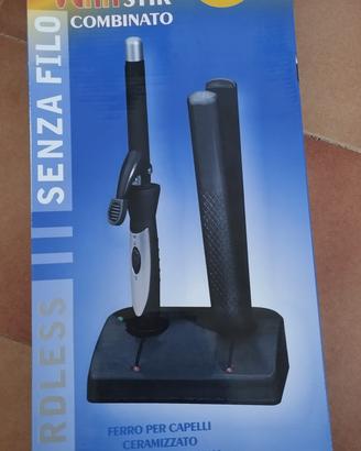 Piastra Professionale + Ferro per capelli Cordless