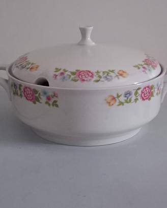 Zuppiera con manici e coperchio Sebring porcellana