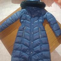 KARL LAGERFELD PIUMINO DONNA BLU LUNGO TAGLIA M