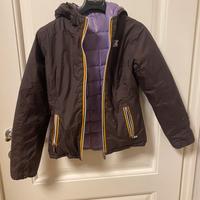 Piumino imbottito Kway reversibile bambina