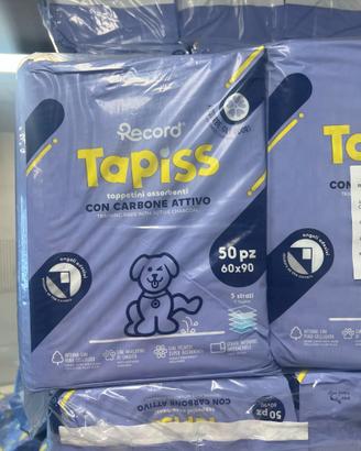 50 tappetini assorbenti 60x90 per cani