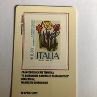 Tessera filatelica Rep. Italiana