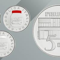 Trittico monete Nutella edizione limitata argento