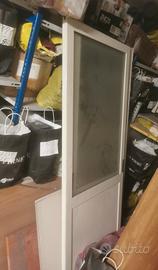 2 porte alluminio con vetro per veranda 