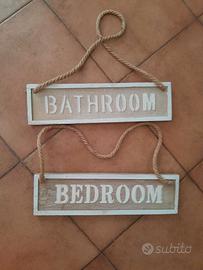 segnaporta legno cucina e bagno