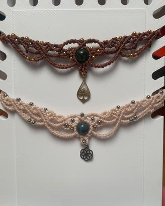 Collana micromacramé