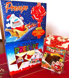 Lotto Natale Kinder Anni 90: 2 Presepi + 1 Diorama