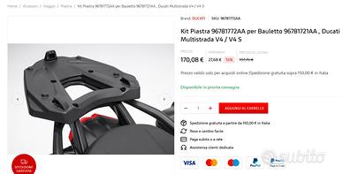 piastra bauletto multistrada