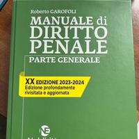 Manuale superiore, Garofoli, di diritto penale