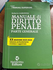 Manuale superiore, Garofoli, di diritto penale