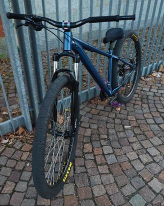 rockrider explore 100 wheelie bike