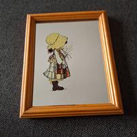 Quadro Specchio e spilla  Holly Hobbie anni 80 