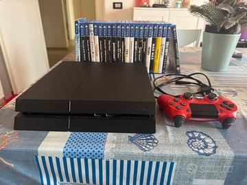 Ps4 + joystick rosso + 22 giochi