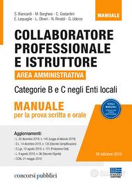Collaboratore professionale e istruttore. Libro