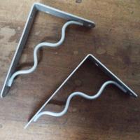 Coppia reggimensola Ikea modello Onda in alluminio