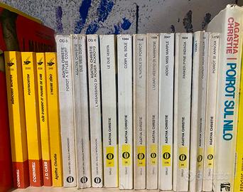 Collezione libri gialli vintage A. Christie e altr