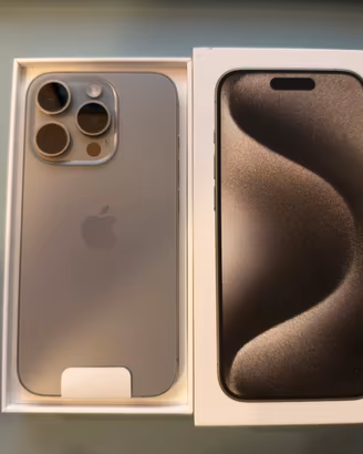 iPhone 15 Pro 128GB Titanio Naturale