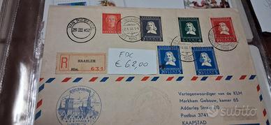 francobolli OLANDA su FDC