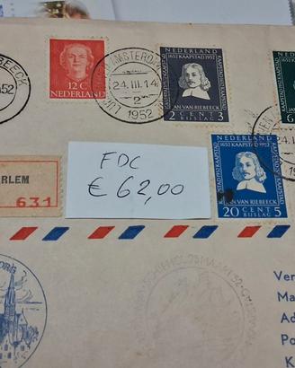 francobolli OLANDA su FDC