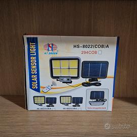 faretto con carica luce solare 80W con pannello