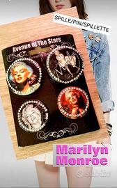 Grande Spilla Spilletta Vestiti Pin Marilyn Monroe