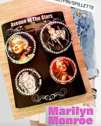 Grande Spilla Spilletta Vestiti Pin Marilyn Monroe