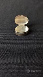 Scatolina Portapillole Vintage in Argento 925