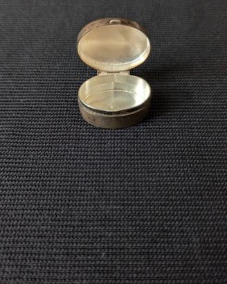 Scatolina Portapillole Vintage in Argento 925