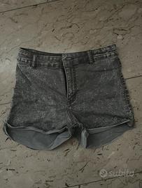 Pantaloncini jeans neri