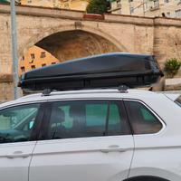 Box da tetto  430 litri Nero Lucido