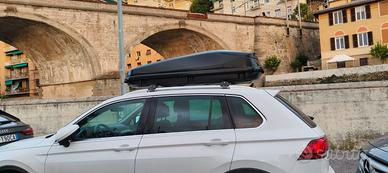 Box da tetto  430 litri Nero Lucido