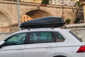 Box da tetto  430 litri Nero Lucido