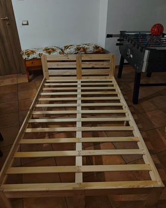 rete in toghe di pino 120x200 h 23 cm